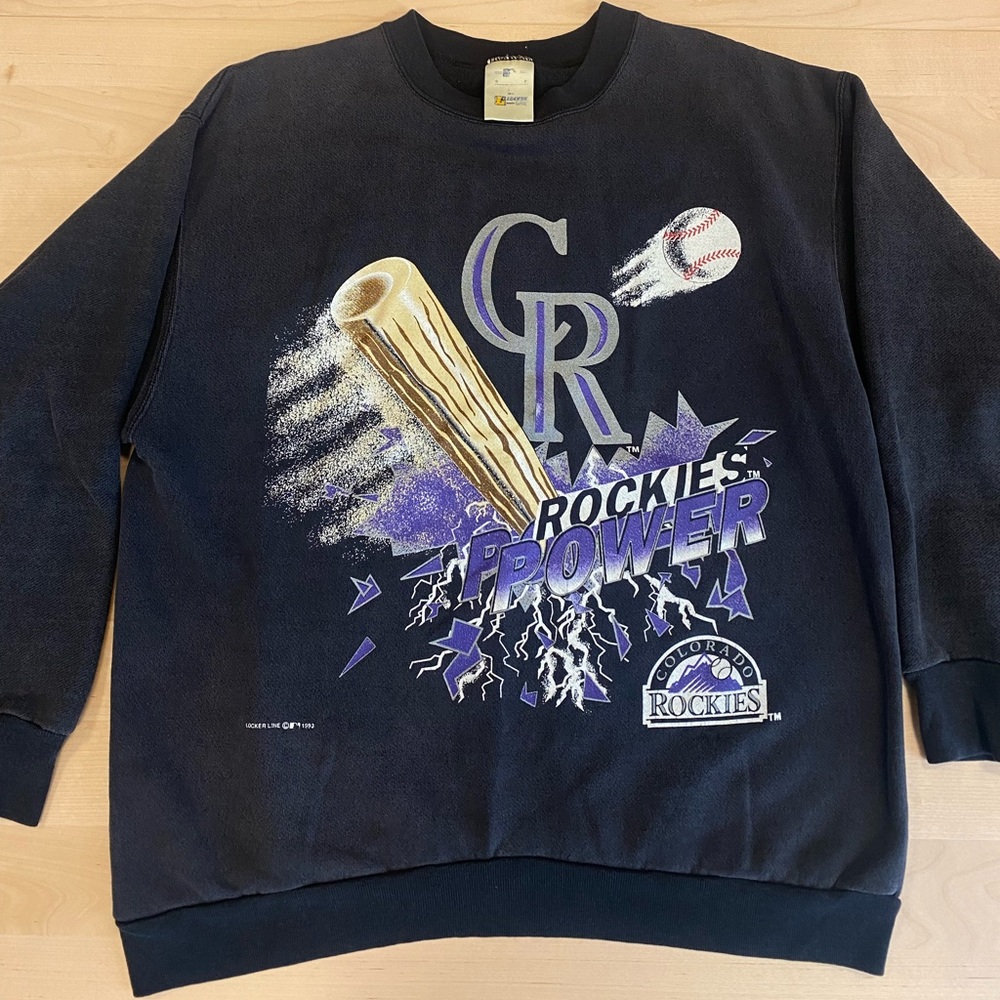 Extremely vintage MLB Colorado Rockies sweater